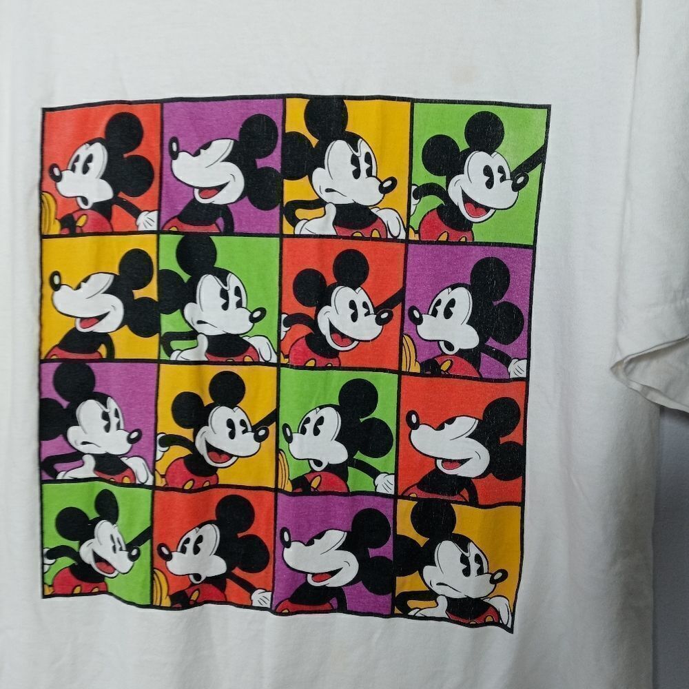 Vintage single stitch Disney Mickey Mouse graphic tee size L/XL - Picture 5 of 9